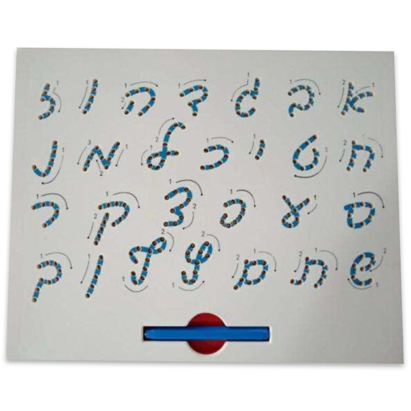 לוח האותיות - כתיב וכתב