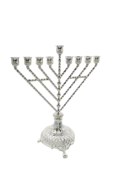  חנוכיה דגם חב"ד מוכספת