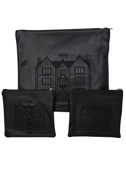 תמונה של סט לטלית ותפילין - עור  - הכל כלול 70